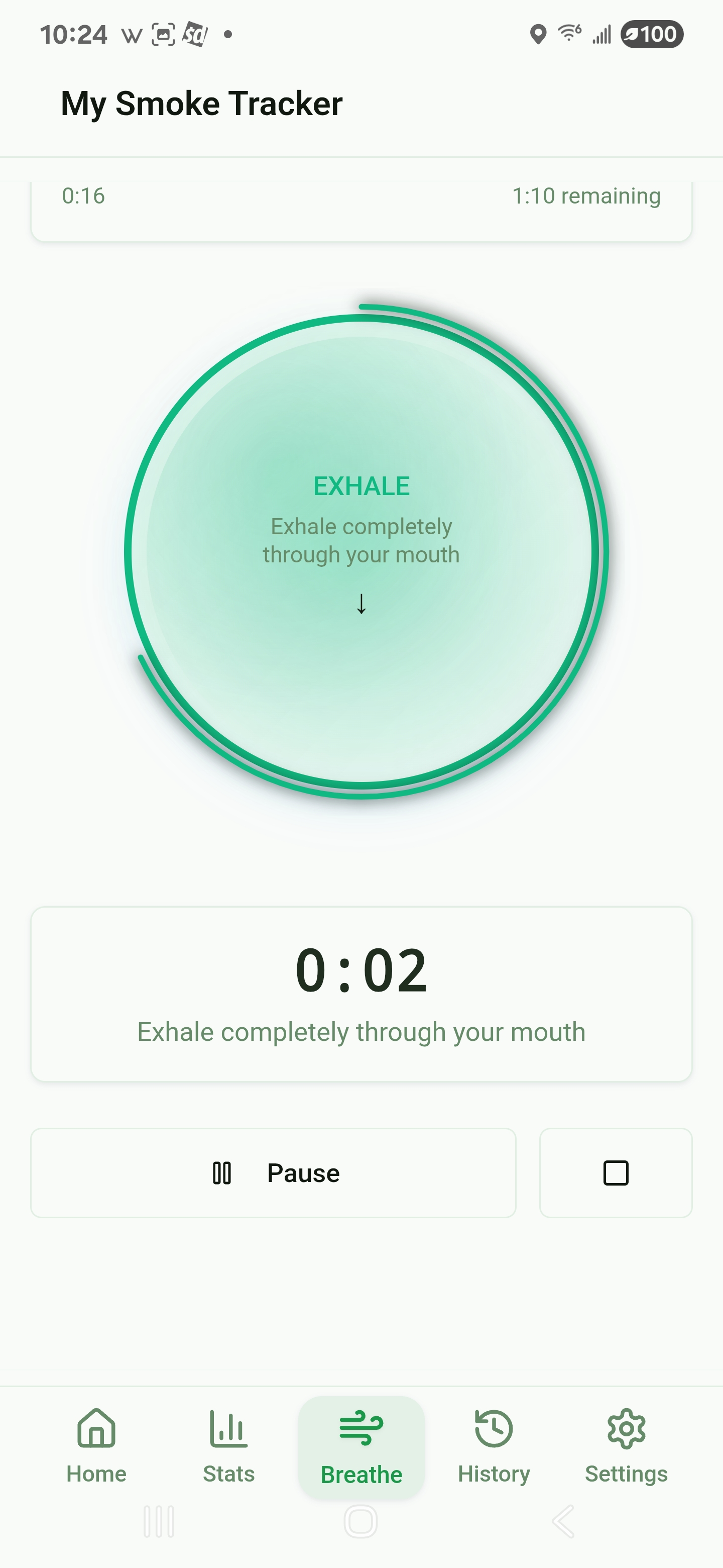 Breathing Exercises - Interactive breathing guides with 3 scientific techniques
