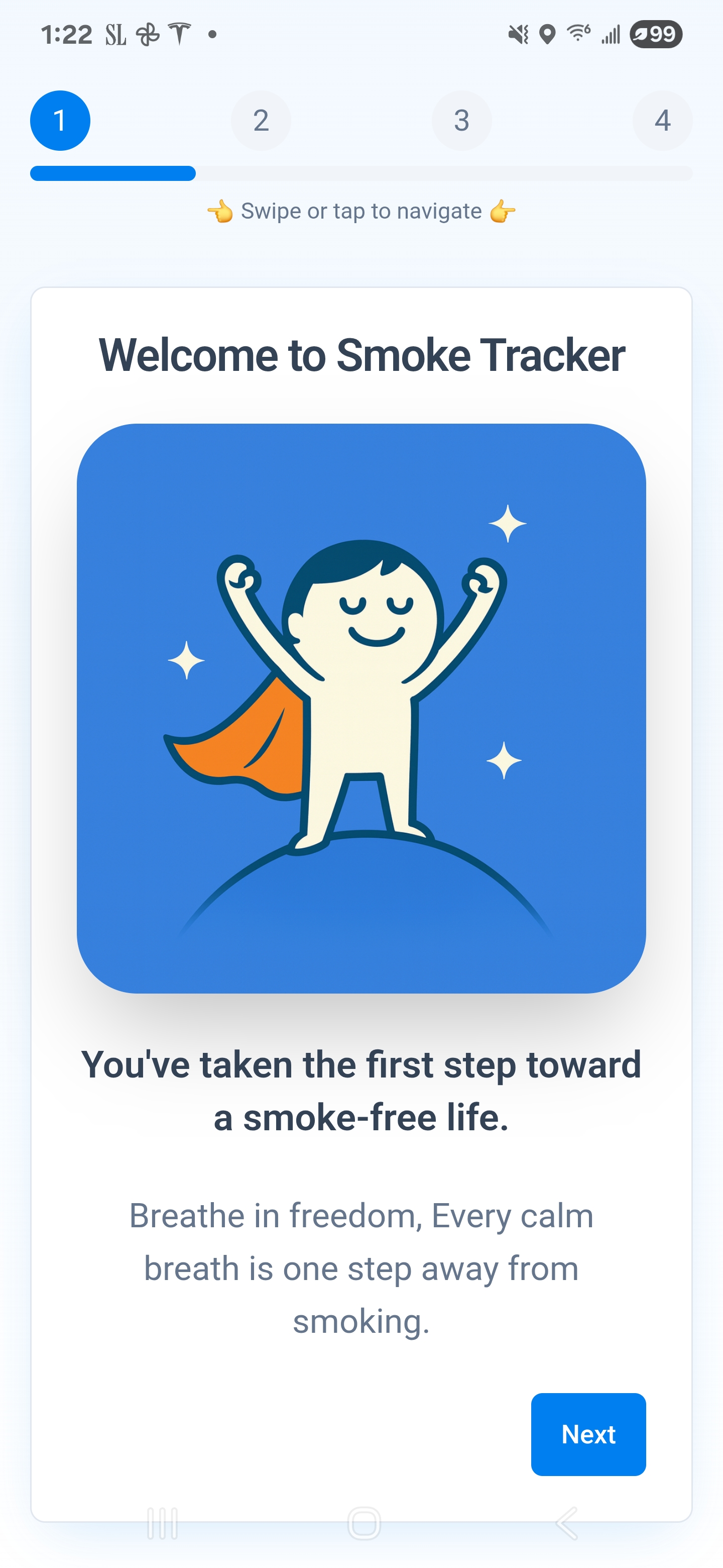 Onboarding Flow - Welcome flow with setup guidance and feature introduction
