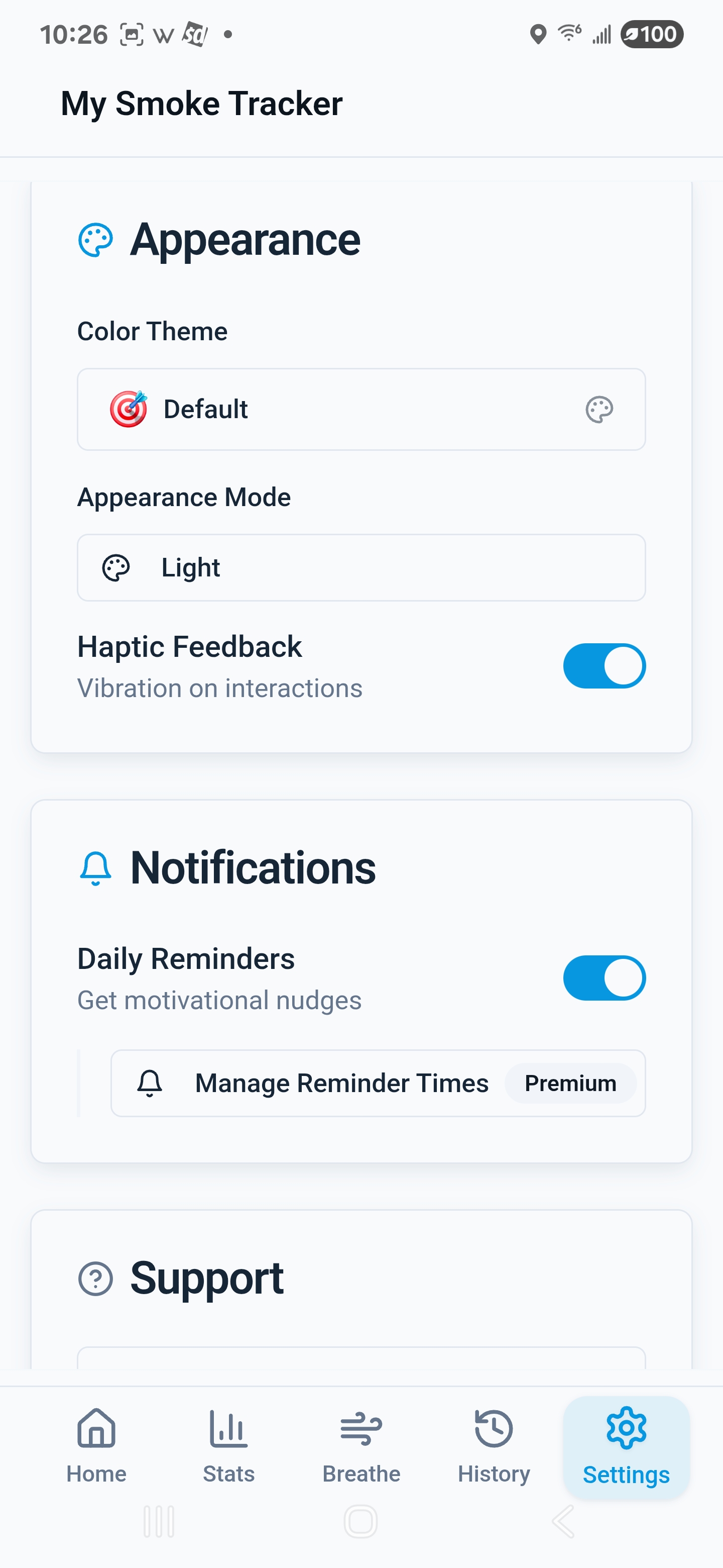 Settings & Preferences - Customizable preferences and privacy settings